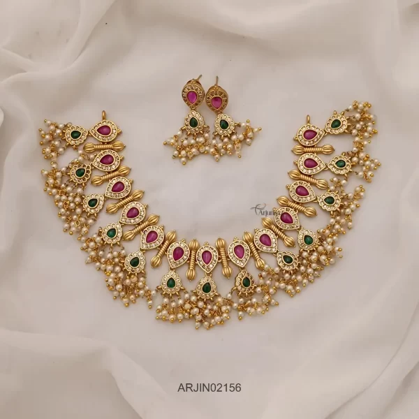 Beautiful Guttapusalu Necklace Set