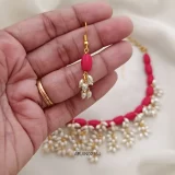 Coral Guttapusalu Pearl Necklace