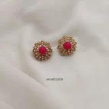 Fast Selling Coral CZ Earrings