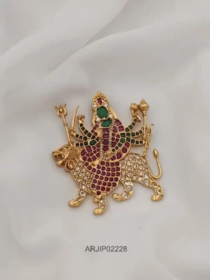 Grand Durga Devi Kemp Pendant