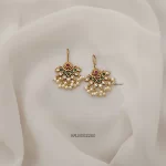 Elegant Multi Stone Hook Earrings