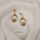 Light Weight Ring Type Earrings