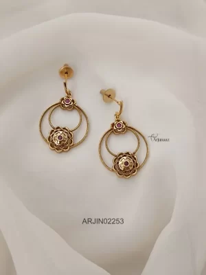 Light Weight Ring Type Earrings