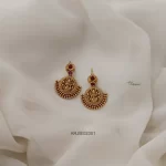 Traditional Ruby Lakshmi Ear Studs