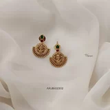 Ruby & Green Lakshmi Stud Earrings