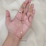 Simple Gold Look Stone Beaded Chain