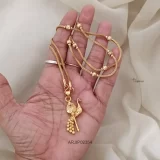 One Gram Gold Peacock Vel Pendant Chain