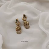 Matte Victorian Fish Design Earrings