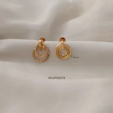 Beautiful Triple Ring Earrings