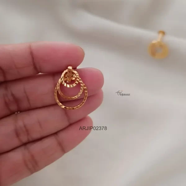 Beautiful Triple Ring Earrings
