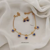 Enamel Palaka Style Blue Necklace