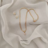 Diamond Look Star Chain & Pendant Set