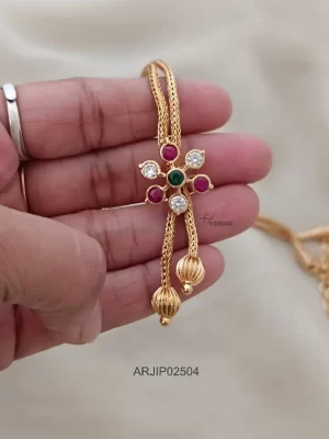 Simple Chain with Multi Stone Pendant