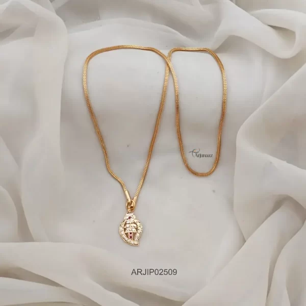 One Gram Gold Impon Dollar Chain