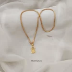 One Gram Gold Venkateswara Pendant Chain