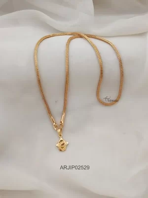 Fast Selling One Gram Gold Chain with Pendant