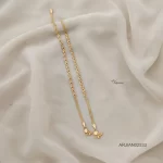 Daily Wear One Gram Gold Anklets