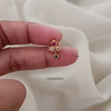Multi Stone Kids Screw Back Earrings