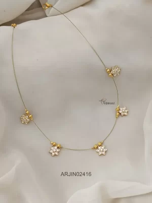 Beautiful Star Flower Invisible Necklace