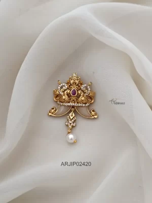 Matte Finish Peacock Tiger Nail Pendant