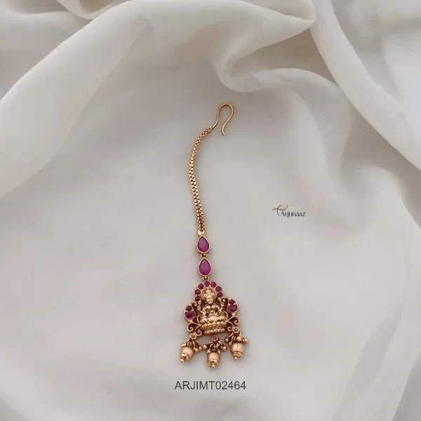 Ruby Stone Lakshmi Tikka