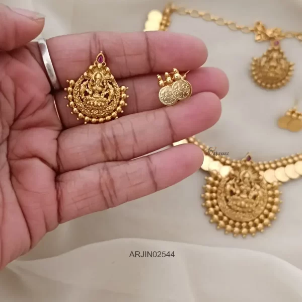 Traditional Two in One Coin Necklace