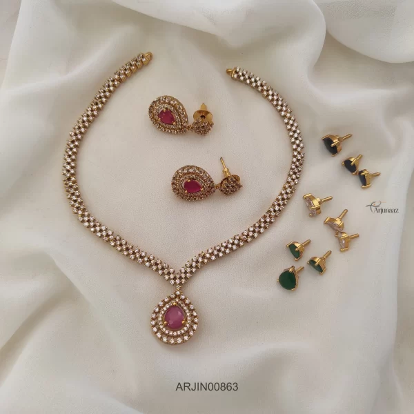 Color Changeable Stones Necklace
