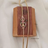 Gold Plated Dual Lakshmi Mugappu Chain