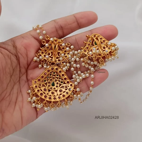 Traditional Layered Pearl kemp Jadabillai