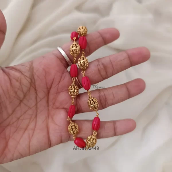 Beautiful Coral Beaded Necklace