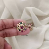 Nayanthara Inspired Navaratna Earrings