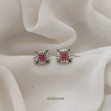 CZ Stone Rectangle Earrings