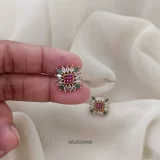 CZ Stone Rectangle Earrings