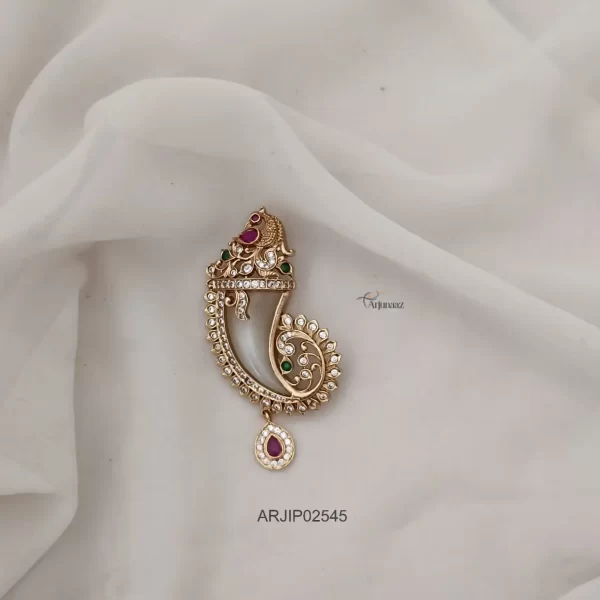 Peacock Tiger Nail Pendant