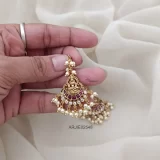 Lakshmi Ruby Hook Drop Earrings