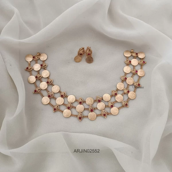 Three Layer Coin Necklace Set