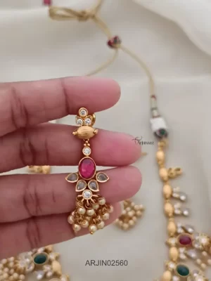 Multi Stone Loreal Necklace Set