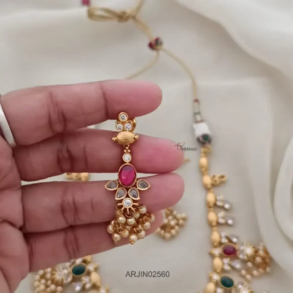 Multi Stone Loreal Necklace Set