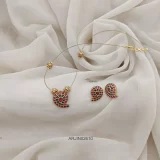 Green & Kemp Stone Mango Invisible Necklace