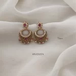 Multi Stone Chandbali Earrings