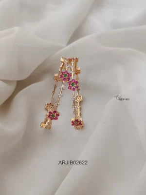 Simple Floral Stone Bangles