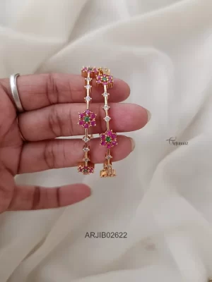 Simple Floral Stone Bangles