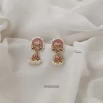 Peacock Kemp Jhumkas