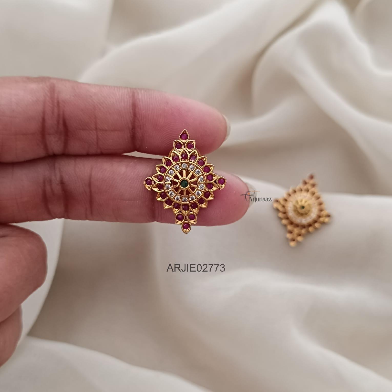 2773-02 Shangu Design Stud Earrings