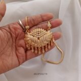 White Stone Dollar Long Chain