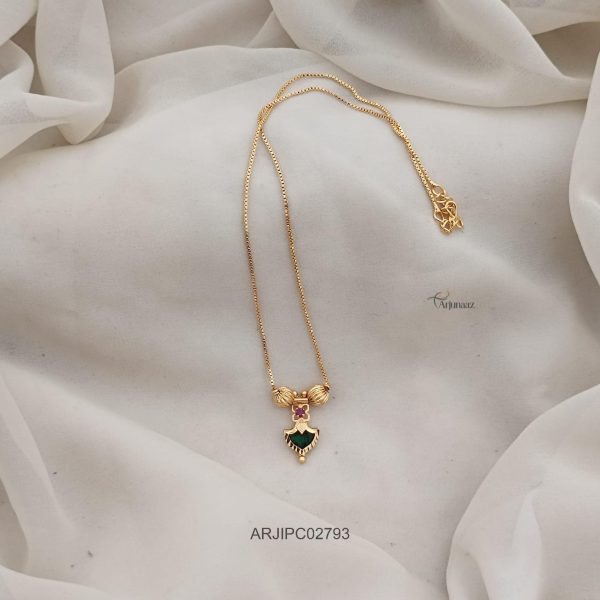 Kerala Style Palakka Pendant Chain
