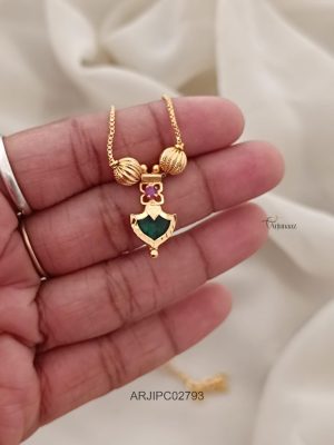 Kerala Style Palakka Pendant Chain