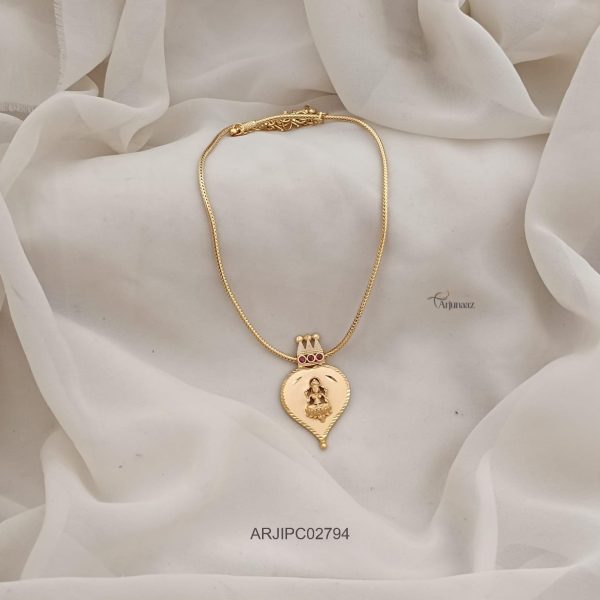 Kerala Style Leaf Lakshmi Coin Chain