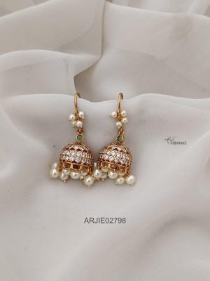 Trendy Hook Drop Jhumkas