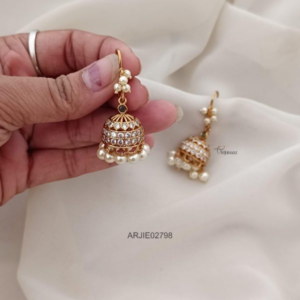 Trendy Hook Drop Jhumkas